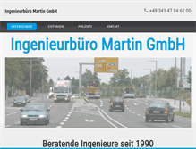 Tablet Screenshot of martingmbh.com